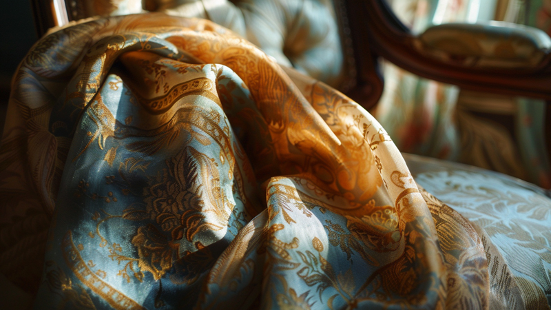 alt="a silk scarf"