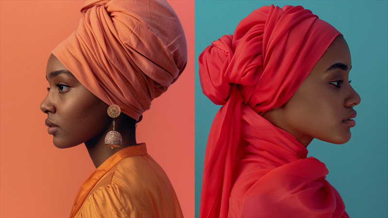 alt="women wearing hijab and turban"